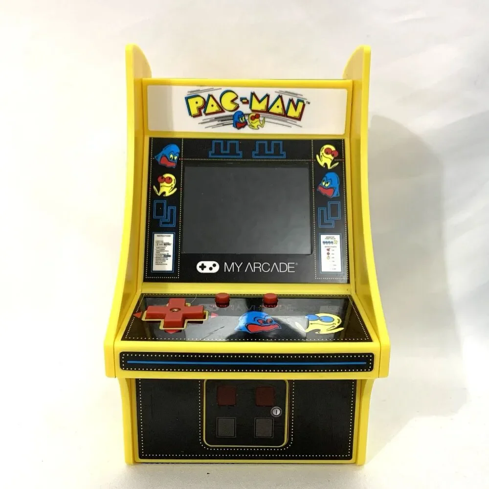 Fix It Felix Jr Mini Arcade Game Wreck It Ralph & Pac-Man Tested Working